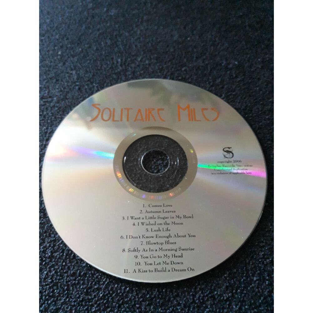 Solitaire Miles CD - Picture 3 of 4